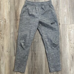 Nike Kids Heather Gray Fleece Sweatpants